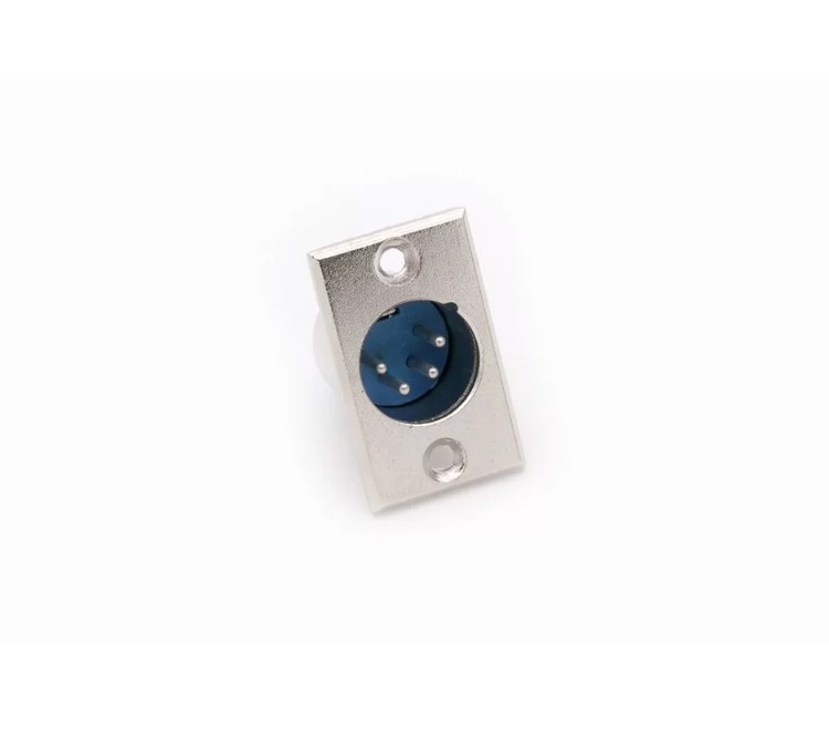 Connettore spina XLR da pannello maschio