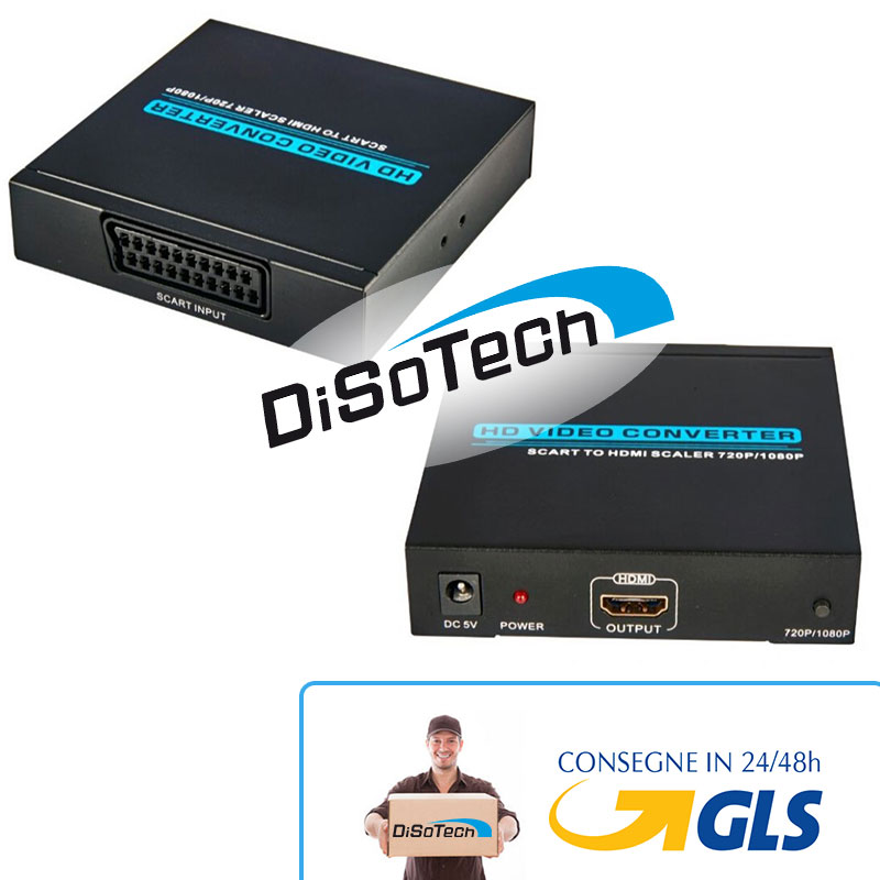 Convertitore di segnale da analogico SCART a digitale HDMI