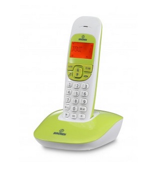 [15232] CORDLESS BRONDI NICE BIANCO/VERDE.RUBRICA 20 NOMI VIVAVOCE