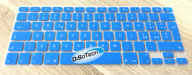 Cover Copritastiera BLU in silicone per Macbook  - Tastiera Italiana