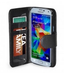 COVER GALAXY S6 FLIP ORIZ+VANI CART BLK