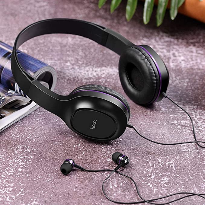 [HOCW24.BL] Cuffie con Microfono W24 - Blu