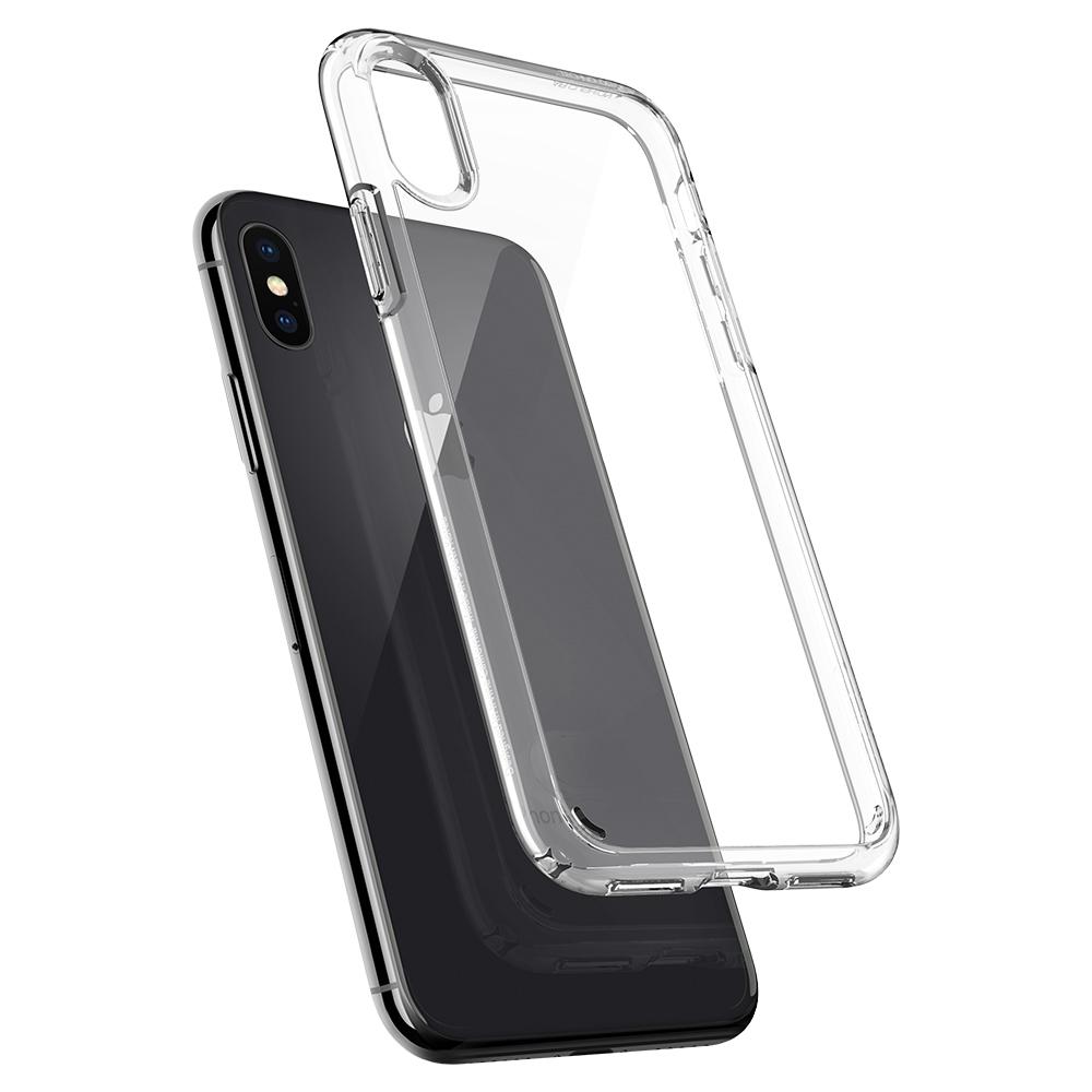 Custodia Spigen Ultra Hybrid per Apple iPhone X/XS (Trasparente)