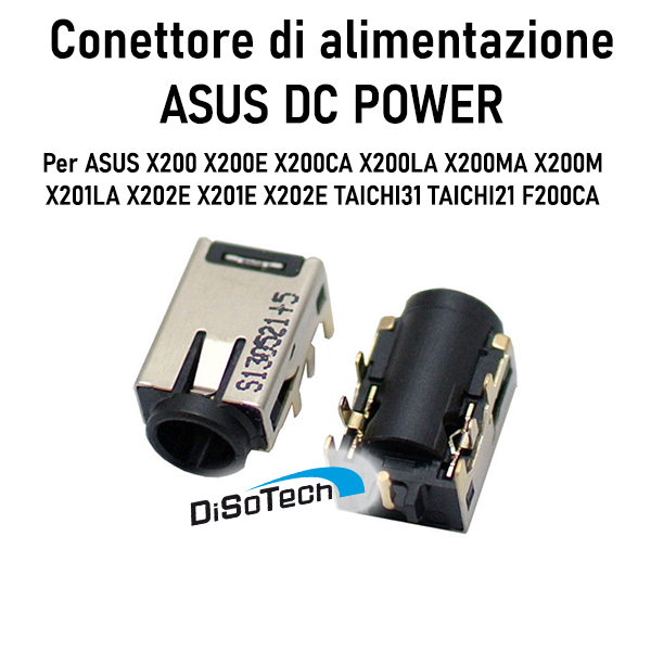 DC Power Jack connettore di alimentazione notebook ASUS S200E U38DT