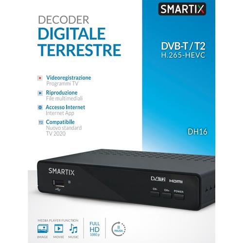 [SM20DH18] Decoder digitale Atlantis DVBT2 E DVBT2 HD