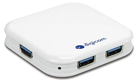 DIGICOM HUB 4 PORTE USB 3.0 CON ALIMENTATORE