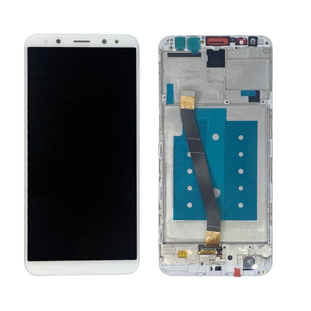 Display LCD completo di touch screen e frame Compatibile per Huawei Mate 10 lite RNE-L01 - Bianco