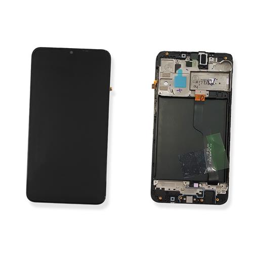 Display Lcd completo di touch screen e frame Originale per Samsung Galaxy A10 SM-A105F - Nero