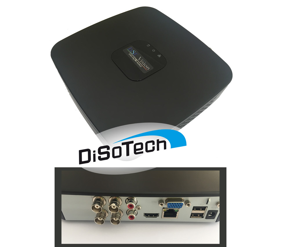 [167DST] DVR 4 Canali ibrido 720P con uscita VGA + HDMI e controllo remoto