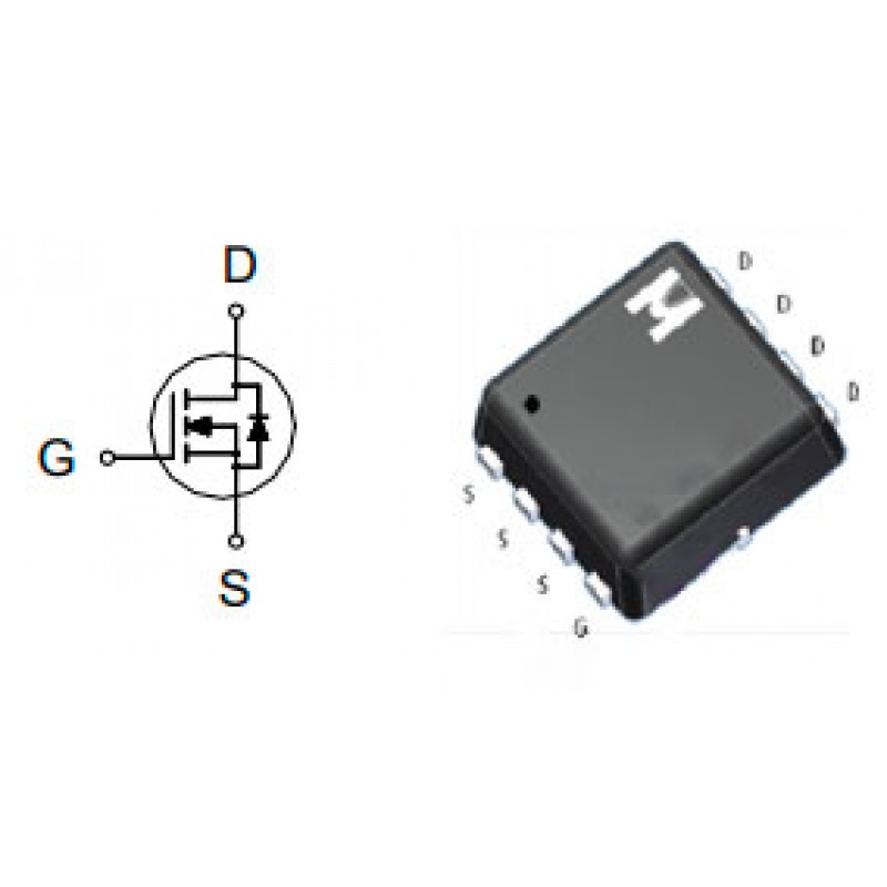 EMB20N03V Modfet N-Channel QFN8 30V 12A