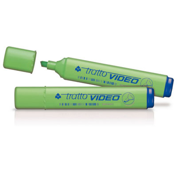 [F830202] Evidenziatore Tratto Video Verde