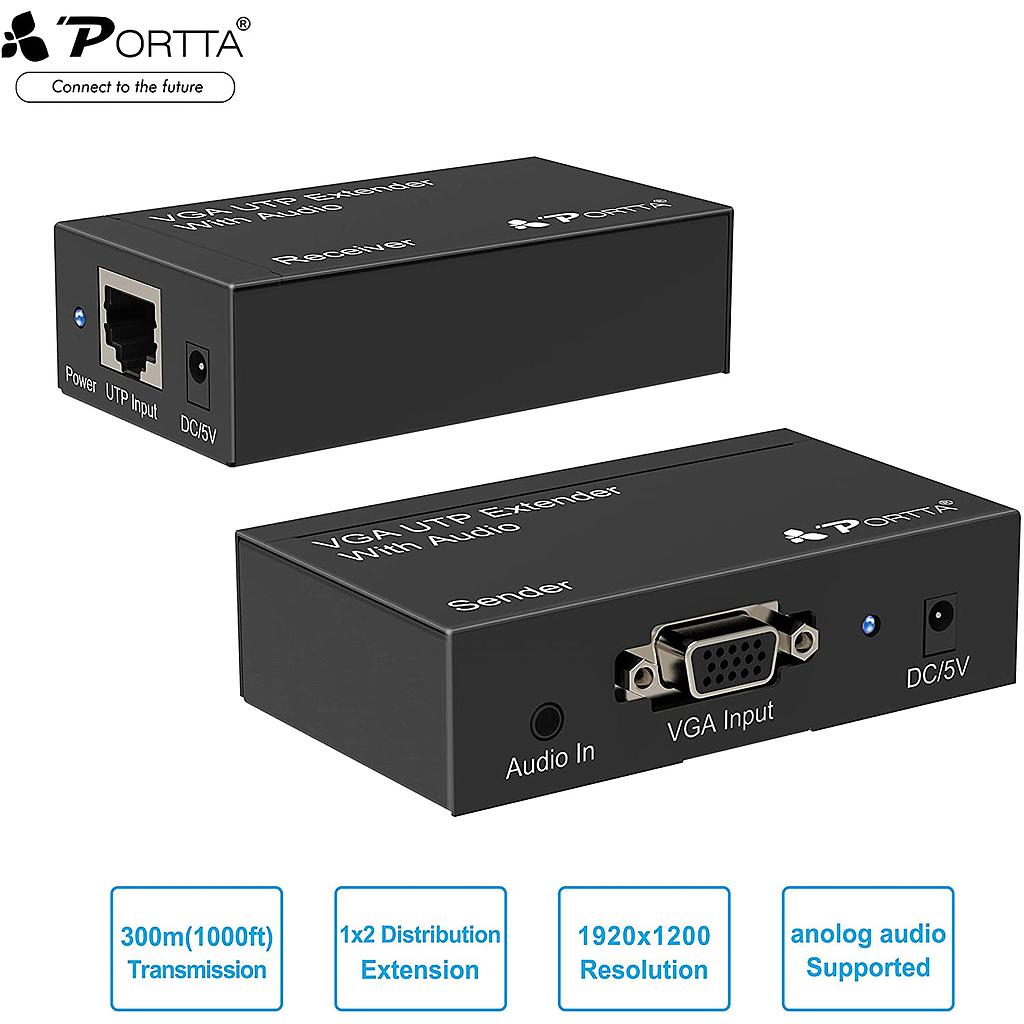 [DST-04099] Extender VGA su cavo RJ45 UTP LAN