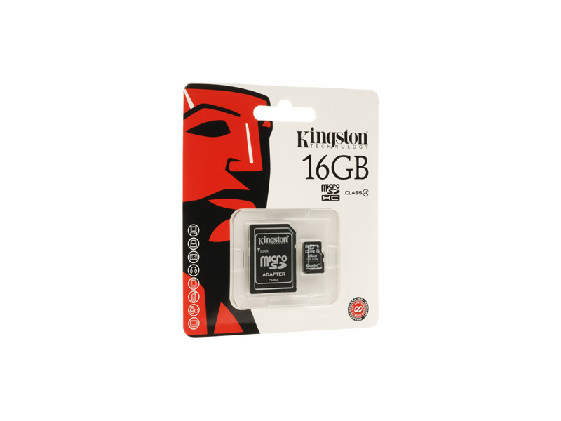 [08658] MICRO SD 16GB C4 KINGSTON