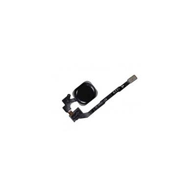 [DST-00151] FLAT TASTO HOME PER APPLE IPHONE5S, IPHONE SE CON TASTO ESTERNO NERO - FLA1106CN