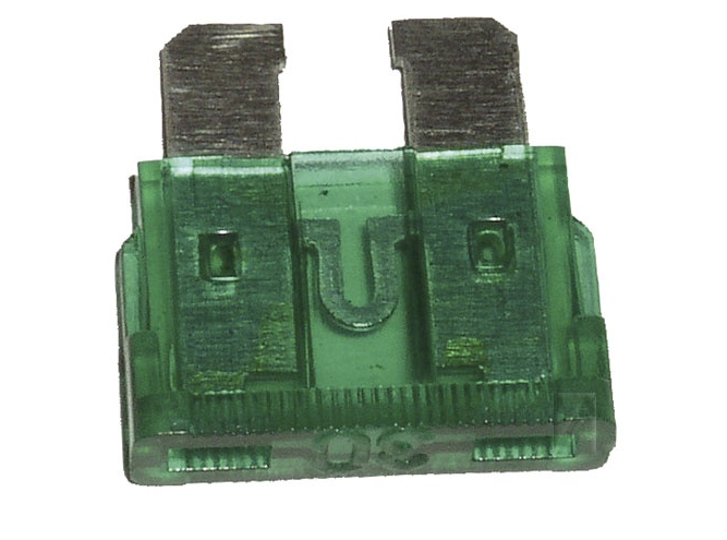 Fusibile a lama per auto 30A Verde