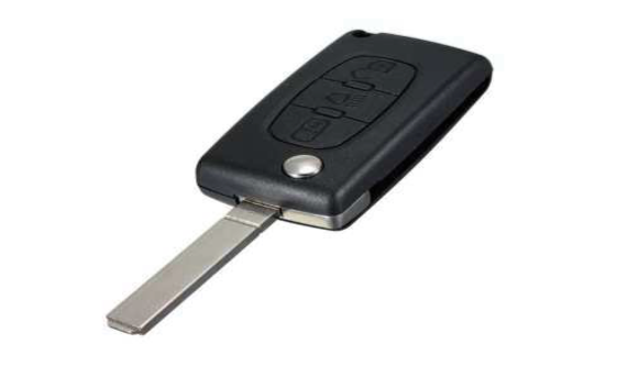 [CI-KS03-B] Guscio per chiave Citroen Peugeot 3 tasti con tasto luci