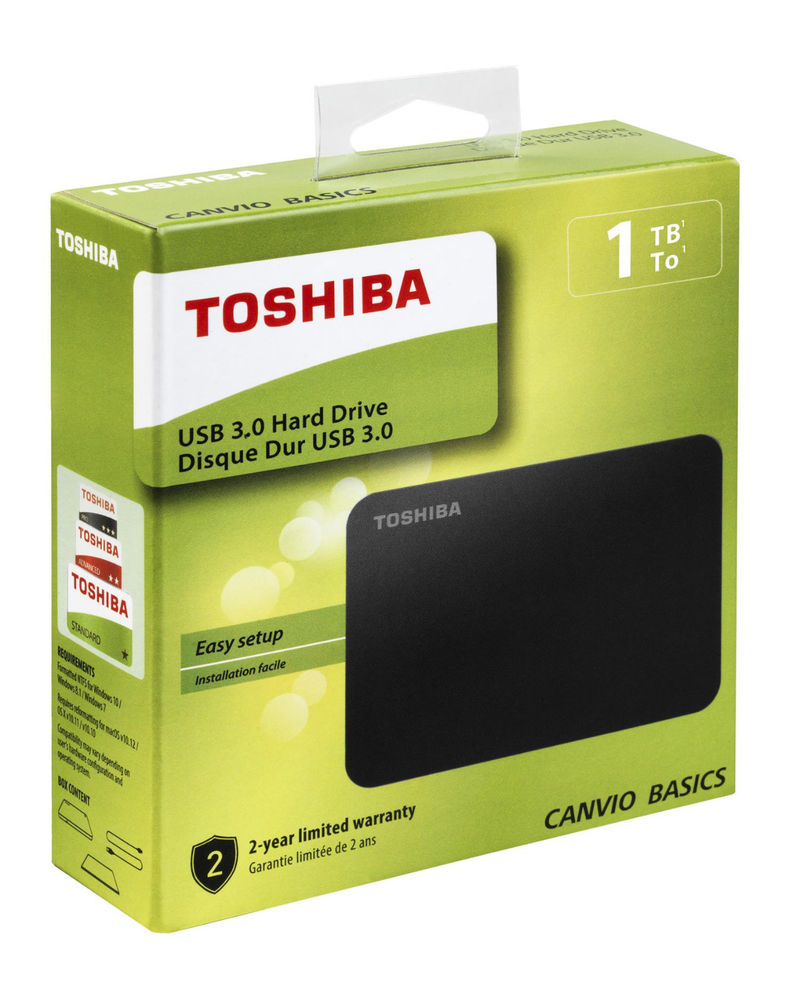 [DST-00011] Hard Disk Esterno 1TB 3.0 Toshiba