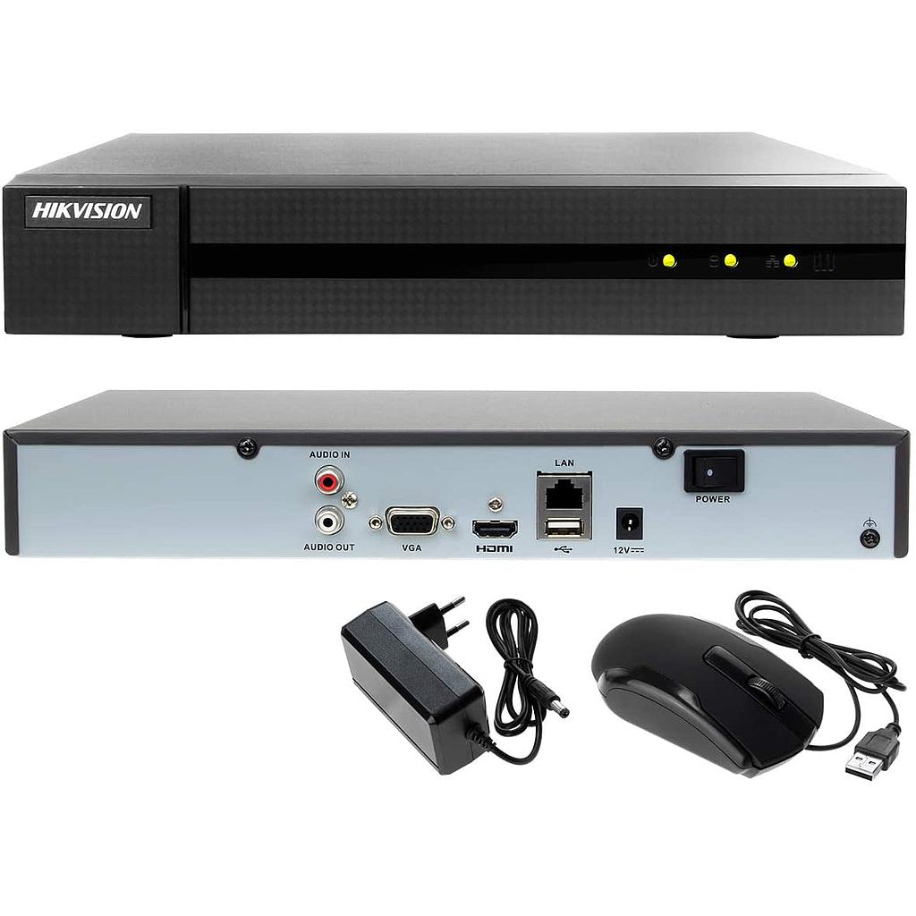 [HWN-4108MH] Hiwatch Hikvision Nvr 8 Ip 80 Mbps 1 Hdd 4K