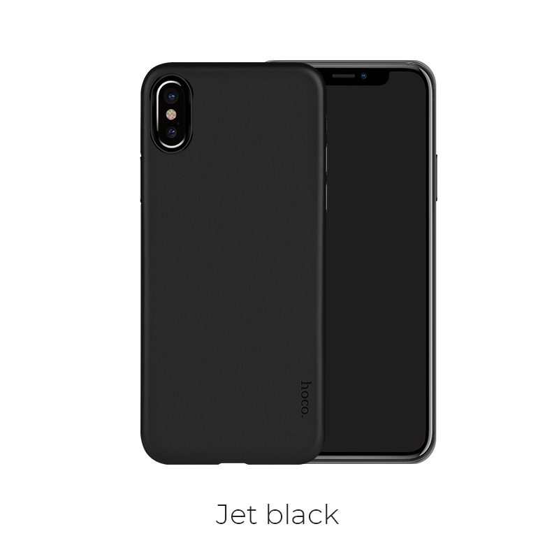 [THI.XS.BK] HOCO cover case for iPhoneXS - Jet Black - THI.XS.BK