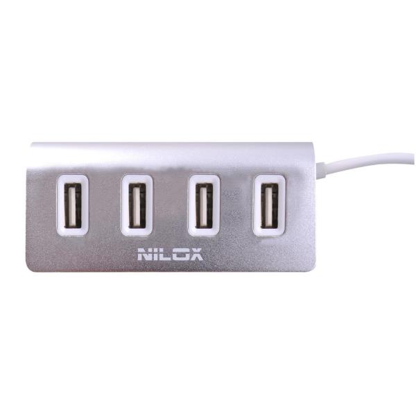 HUB - HUB 4 PORTE 2.0 ALLUMINIO
