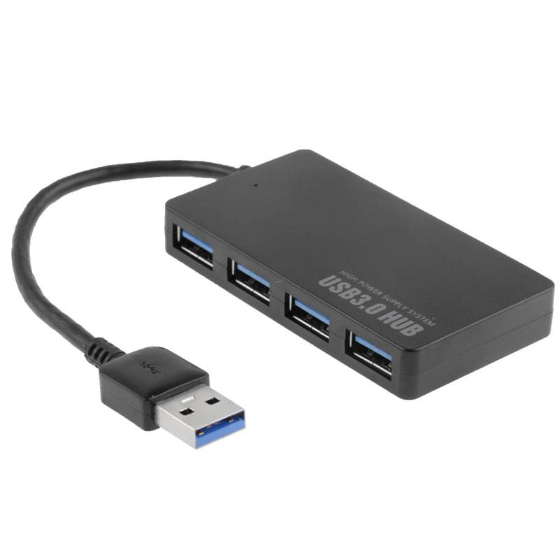 Hub USB 3.0 con 4 Porte + alimentazione esterna