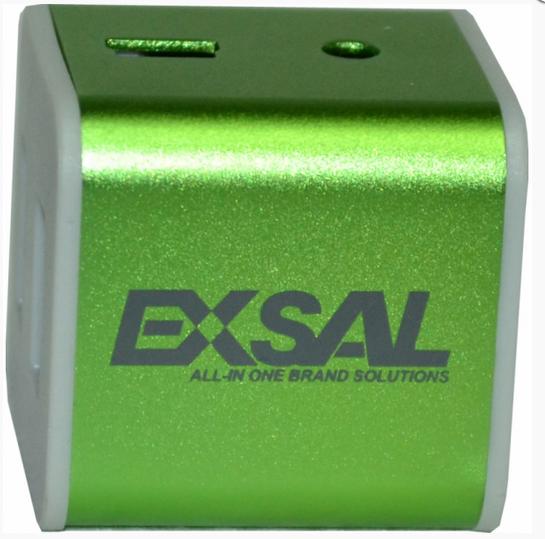 Hub USB Exsal 4 porte verde