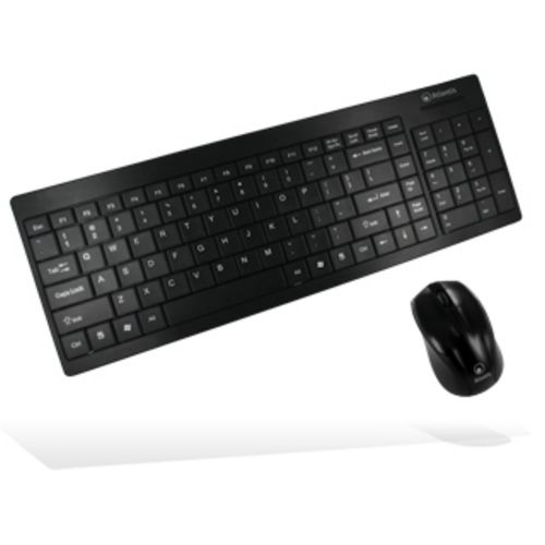 [09911] Kit Tastiera e mouse con cavo Atlantis