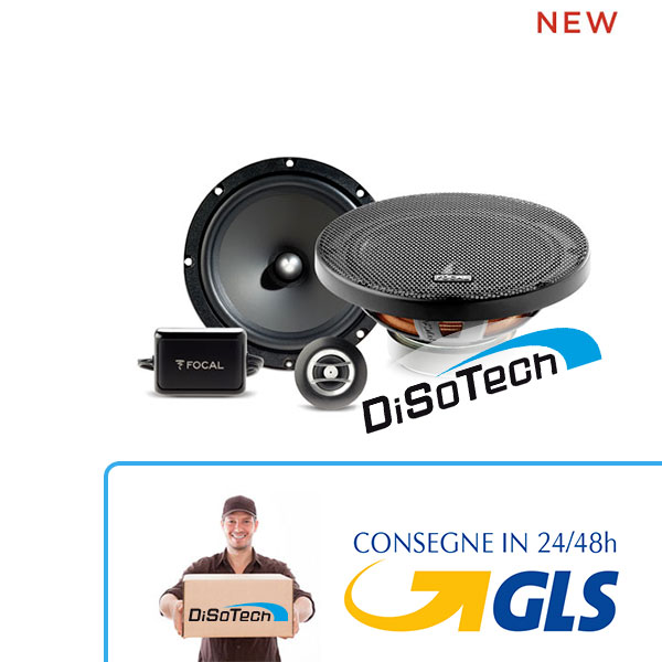 [CKITRSE1602] Kit Altoparlanti Focal 160mm 60 Watts RMS  2 vie separate con crossover RSE-165