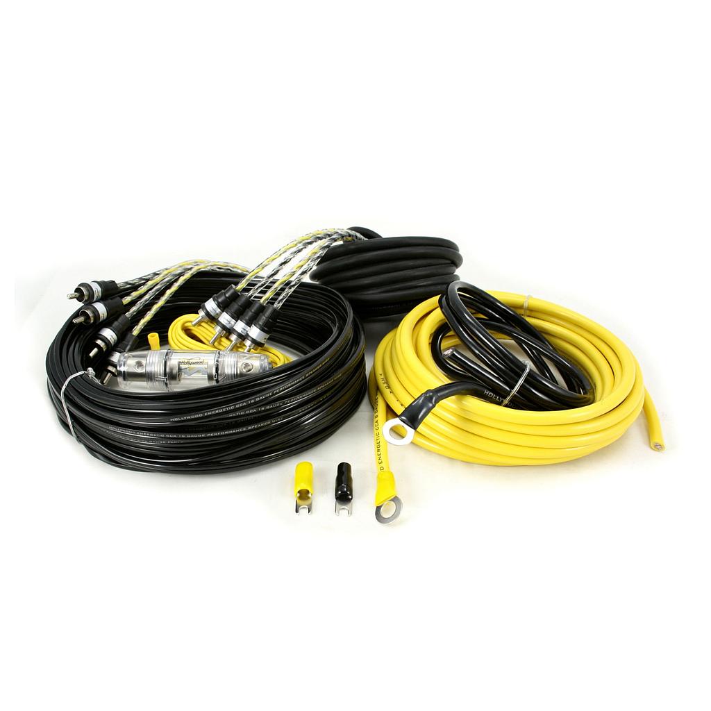 kit Cavo Hollywood RCA a 4 canali. 
5+1 cavo alimentazione 10mm2