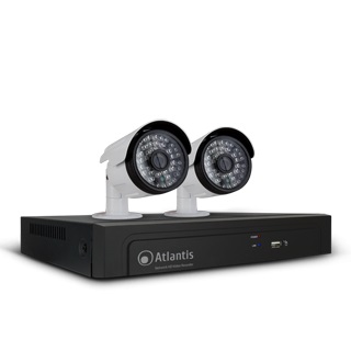 KIT DVR 8 CANALI + 2 TELECAMERE IP