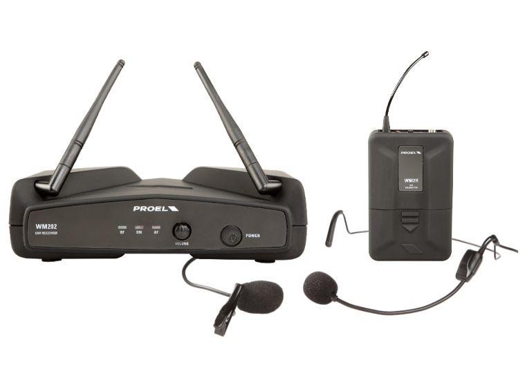 [WM202D] Kit Radiomicrofoni Wireless Proel con 2 Archetti e 1 Ricevitore