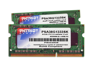 [PSA38G1333SK] Kit Ram Sodimm 2 da 4Gb 1333 per Windows e Apple