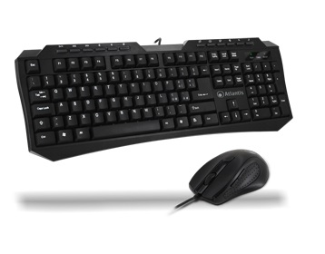 [13584] KIT TASTIERA USB CON  MOUSE OTTICO USB