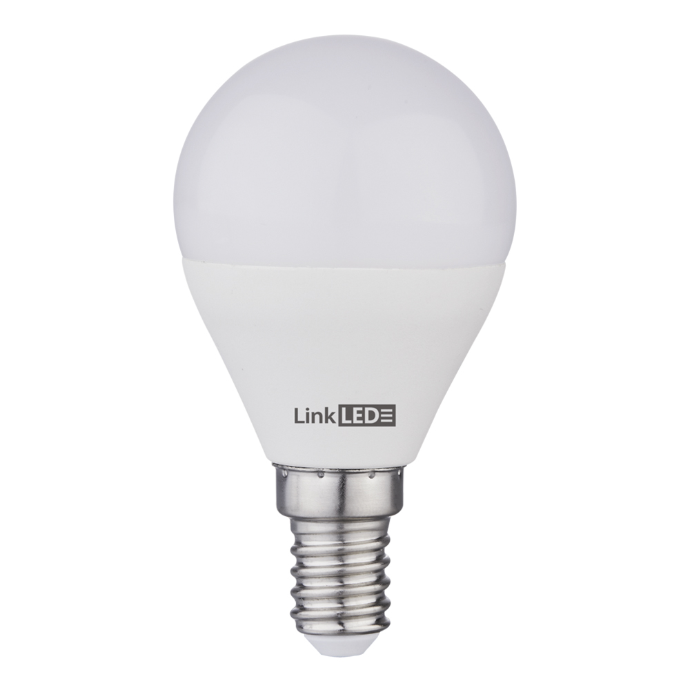 Lampada led a Sfera Opale E14 220V 4W 6000K Bianco Freddo