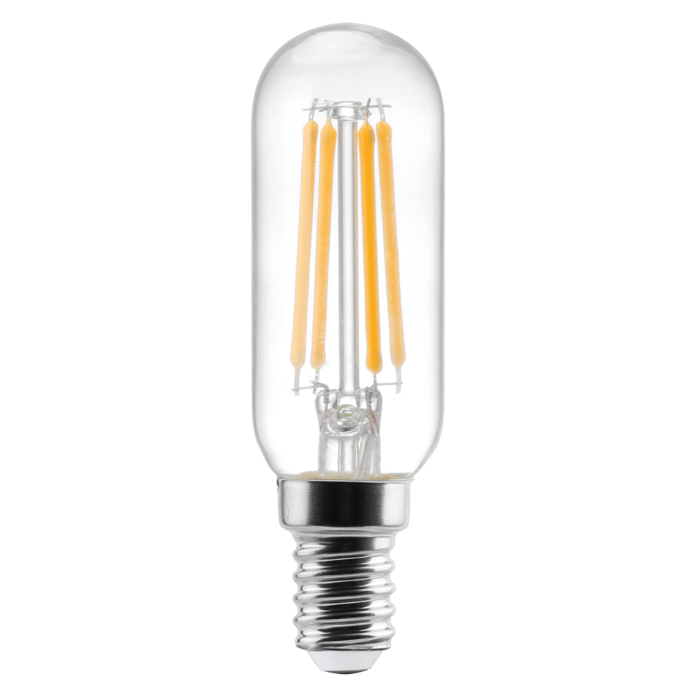 Lampada led Filo Tubolare Chiara E14 220V 4W 2700K Bianco Caldo