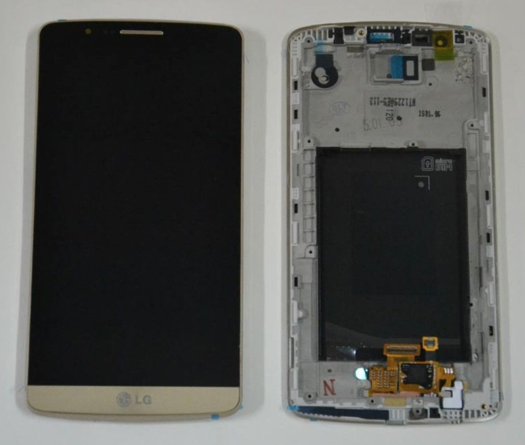 LCD Lg Optimus G3 D855 Oro Digitizer Ricambio Frame Gold