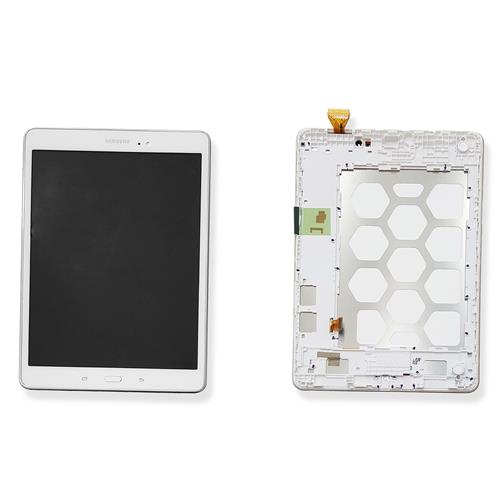 LCD ORIGINALE T550 T555 BIANCO SAMSUNG GH97-17424C