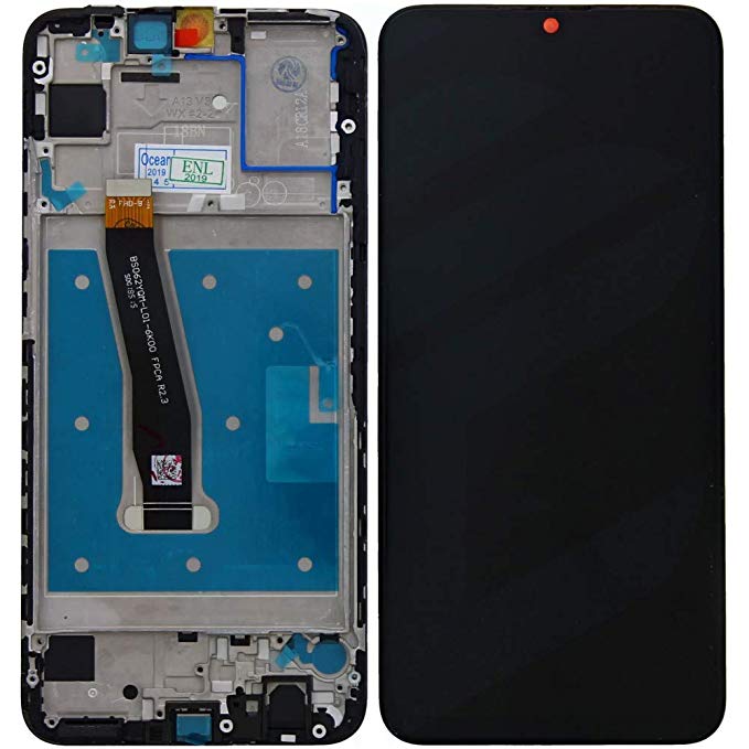 LCD+TOUCH+FRAME PER HUAWEI P SMART 2019 POT-LX1 NERO COMPATIBILE