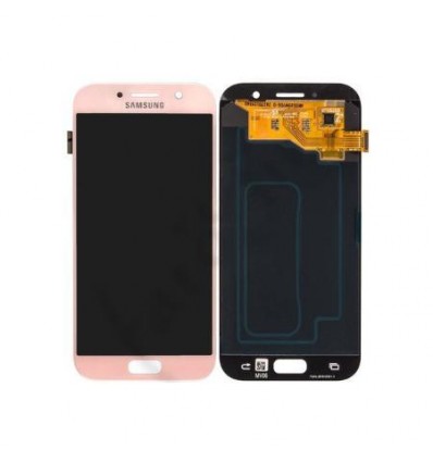 LCD + TOUCH FULLSET GALAXY A5 2017 (SM-A520F), ROSA
