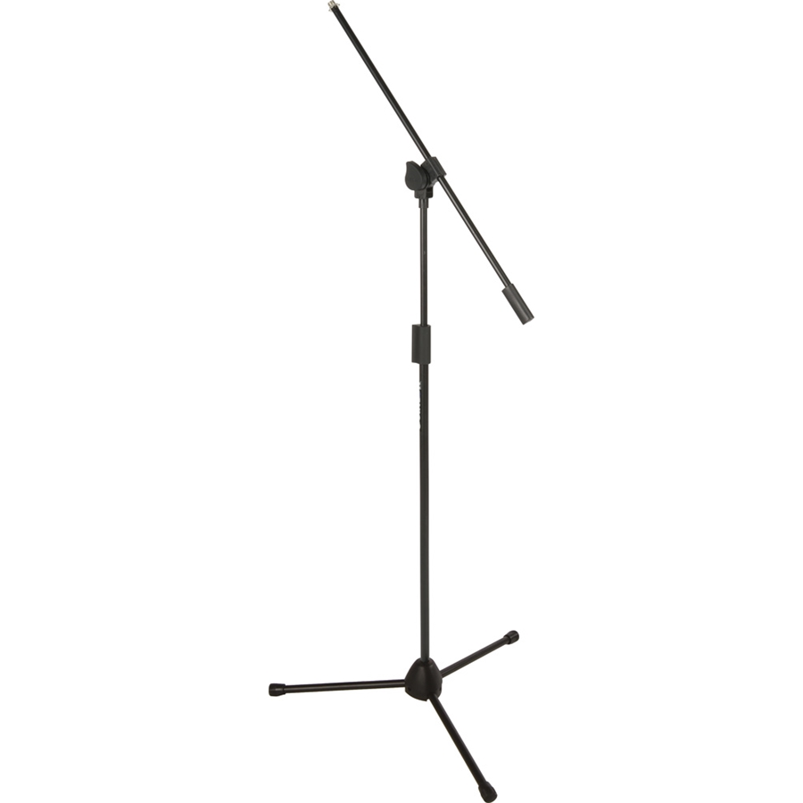 [10.00998] Asta Microfonica A302BK a giraffa nera Quiklok