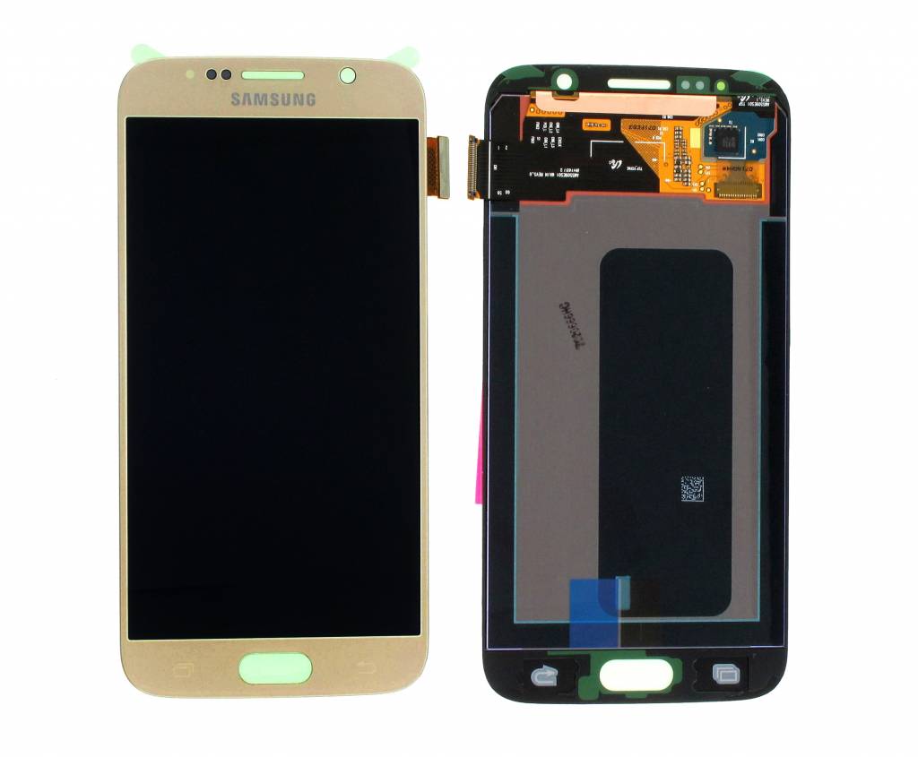 LCD + TOUCH FULLSET PER GALAXY S6 (SM-G920F), GOLD