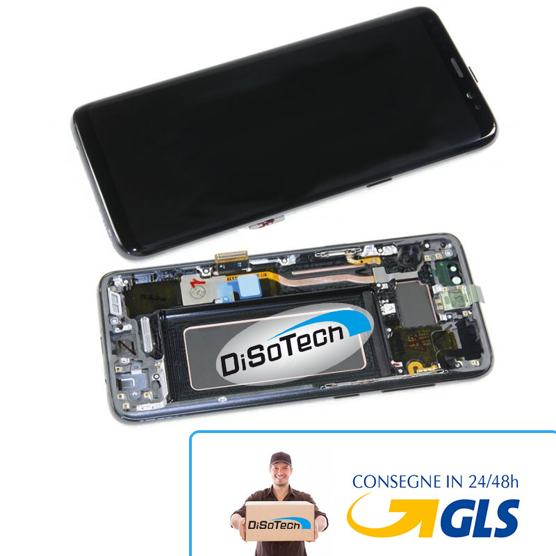 LCD + TOUCH FULLSET PER SAMSUNG GALAXY S8 (SM-G950F), NERO