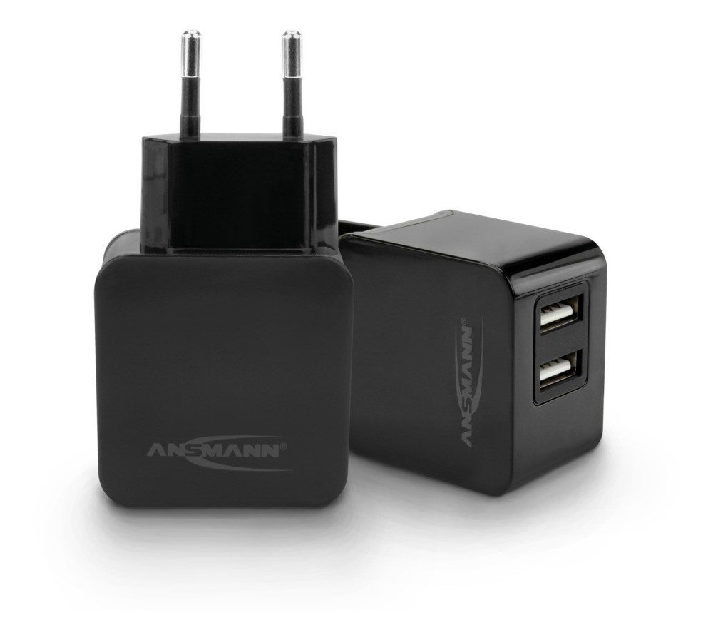 CARICATORE DOPPIA PRESA USB 3,1A SPINA EURO - 1001-0067