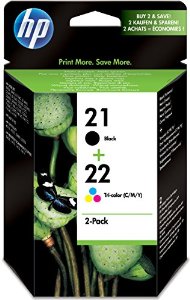 CARTUCCIA HP N21 NERO+N22 COL SD367AE