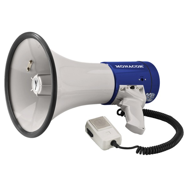 Megafono con microfono a mano 25w 110db