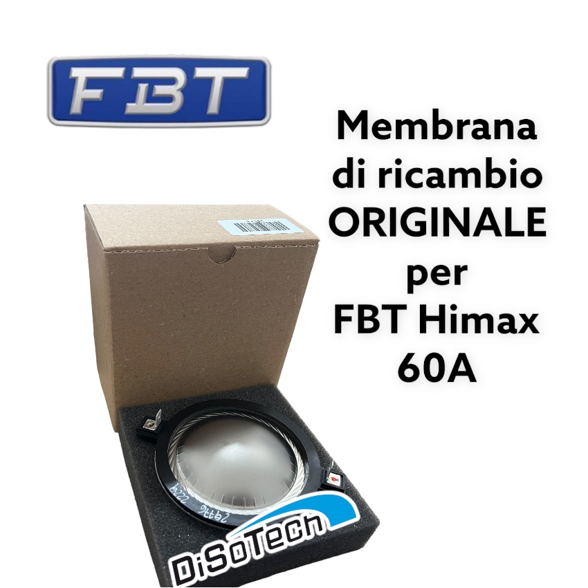Membrana FBT Originale tweeter per DE-602/610 8 ohm - MD/DE6108 HiMaxX 60a