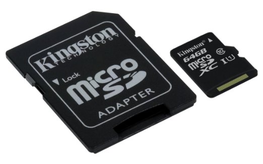 [15221] MICRO SD 64GB C10 CON VELOCITA'' DI TRASFERIMENTO 45MB/S KINGSTON