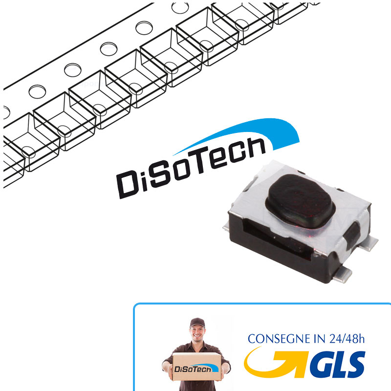 Microswitch pulsante interruttore per telecomandi auto 4.2x2.8x1.4mm SPST-NO
