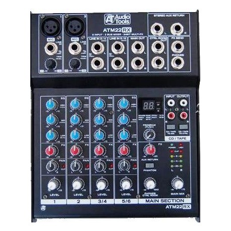 [172DST] Mixer 2 Canali mono e 2 Canali Stereo con effetti