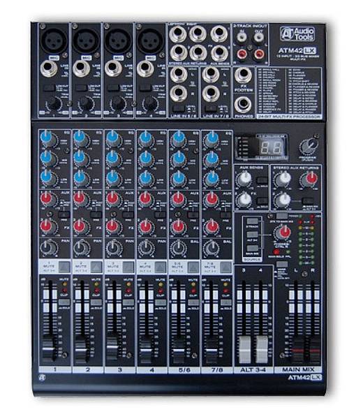 [173DST] Mixer 4 Canali mono e 2 Canali Stereo con effetti ATM42LX